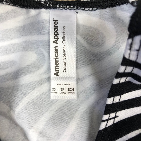 NWOT American Apparel Zebra Racerback Bodysuit - Picture 5 of 7